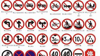 交通禁令标志牌_交通禁令标志牌图片